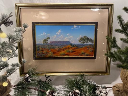 "Ayers Rock Sunrise," Stanley Johns Painting