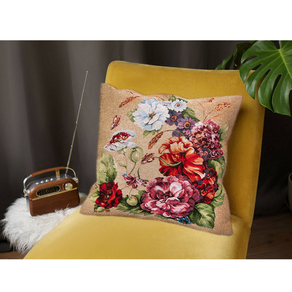 Bouquet Decorative Tapestry Throw Pillow