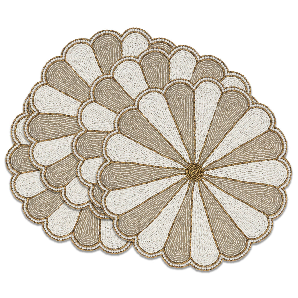 Beaded Pinwheel Placemat (Set of 2)