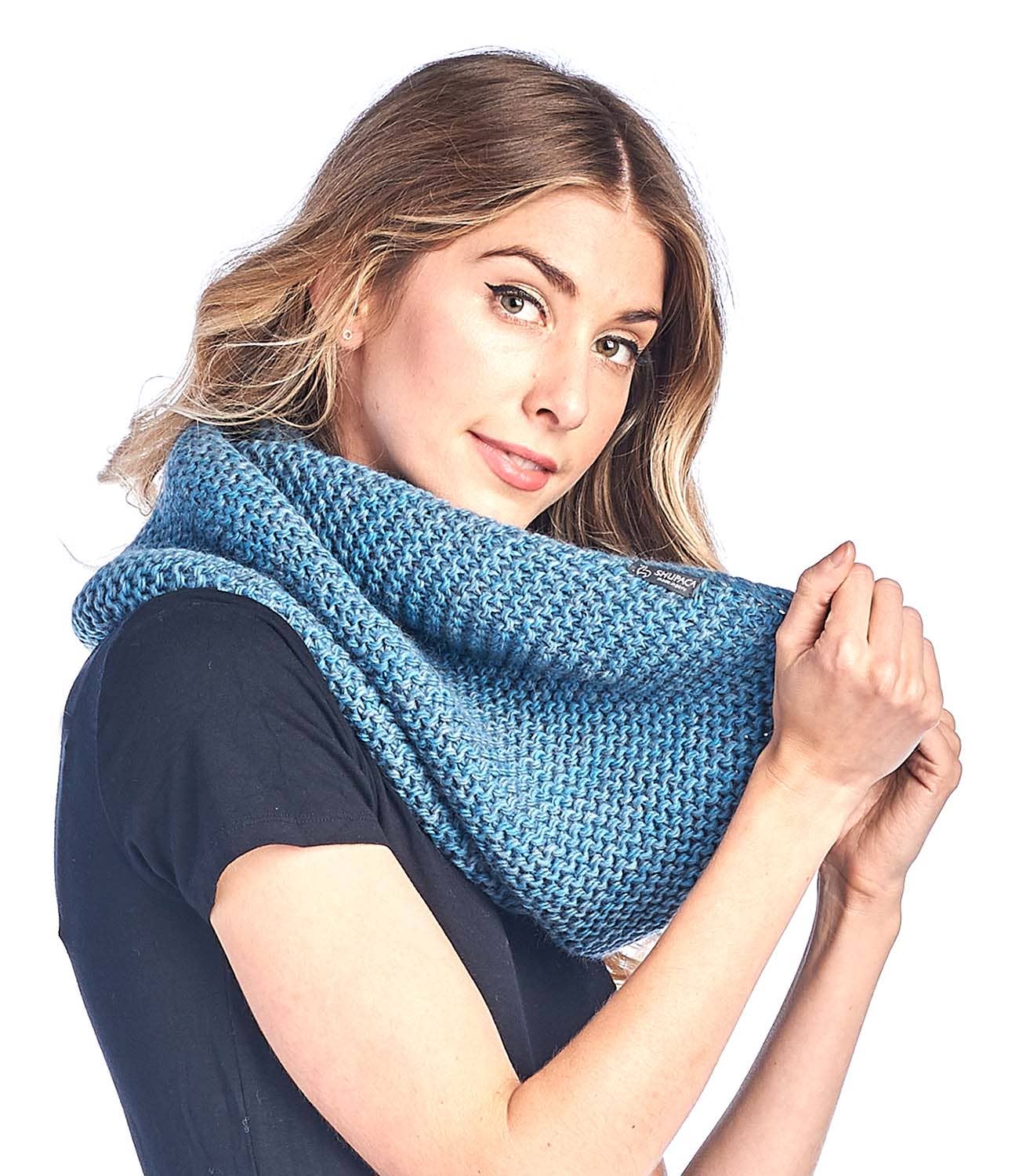 Alpaca Neckwarmer - Highland - Turquoise