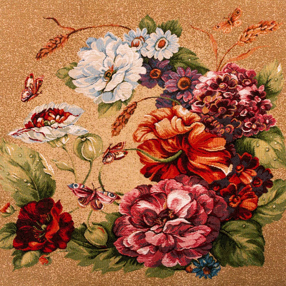 Bouquet Decorative Tapestry Throw Pillow