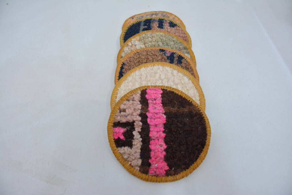 Kilim Rug Style Coasters for Kitchen Decor and Gifts