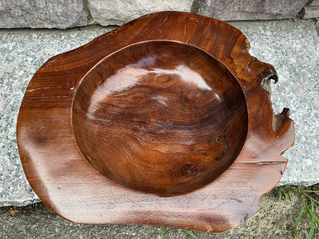 Teak Root Bowl
