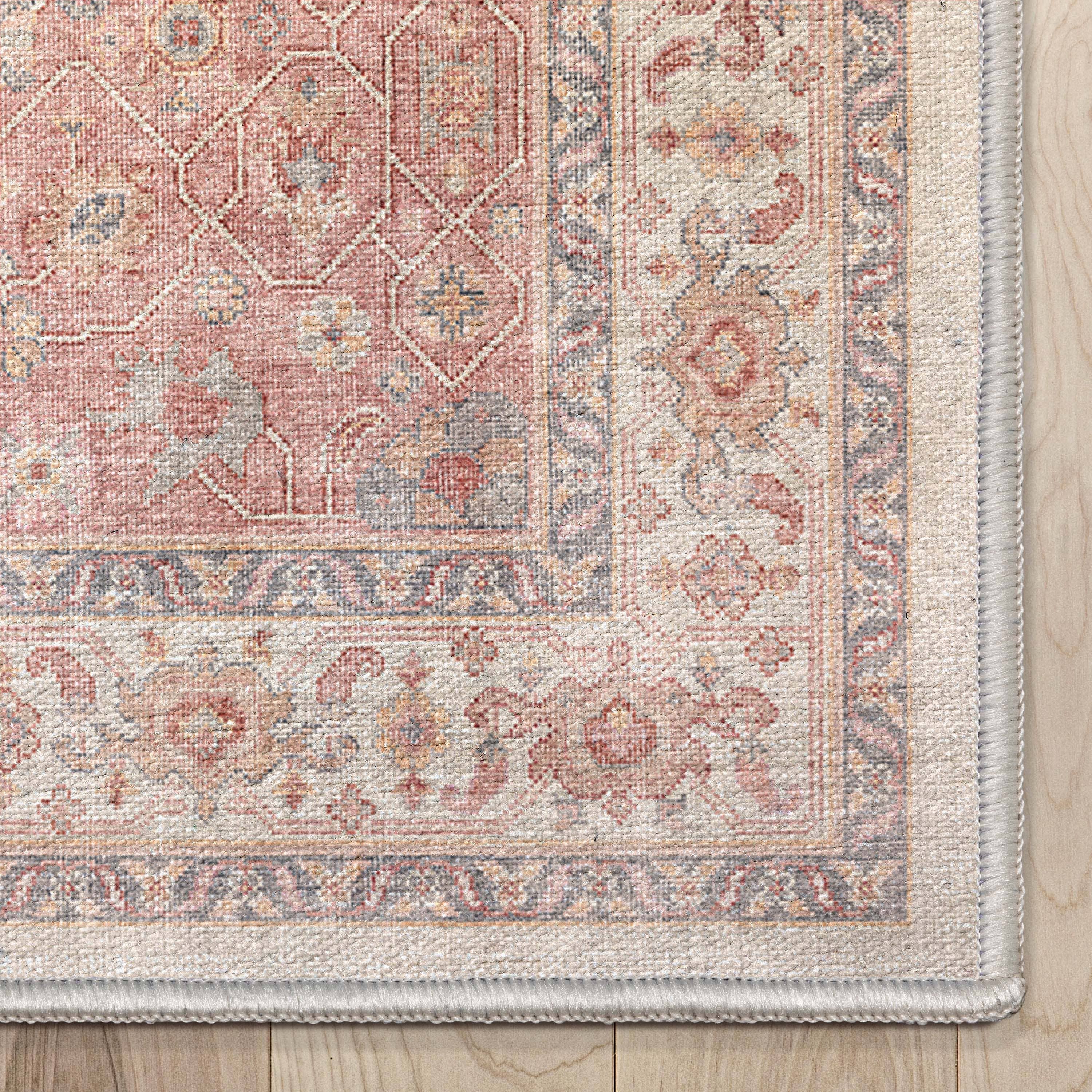 San Marino Botanical Flat-Weave Rug 5'3 x 7'3