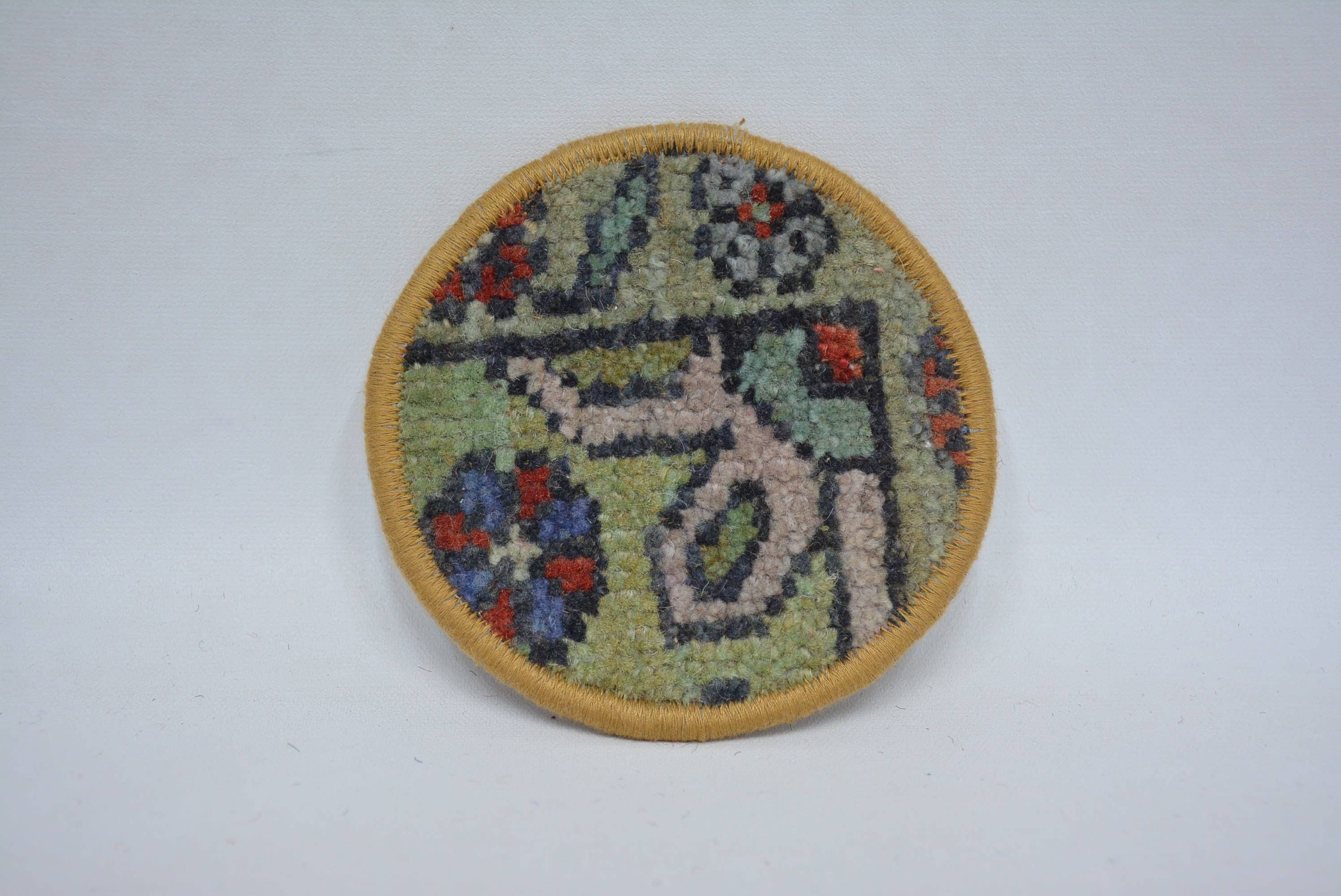 Ethnic Turkish Woven Rug Coaster Gift Set
