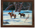 Winter Ride Oil Painting