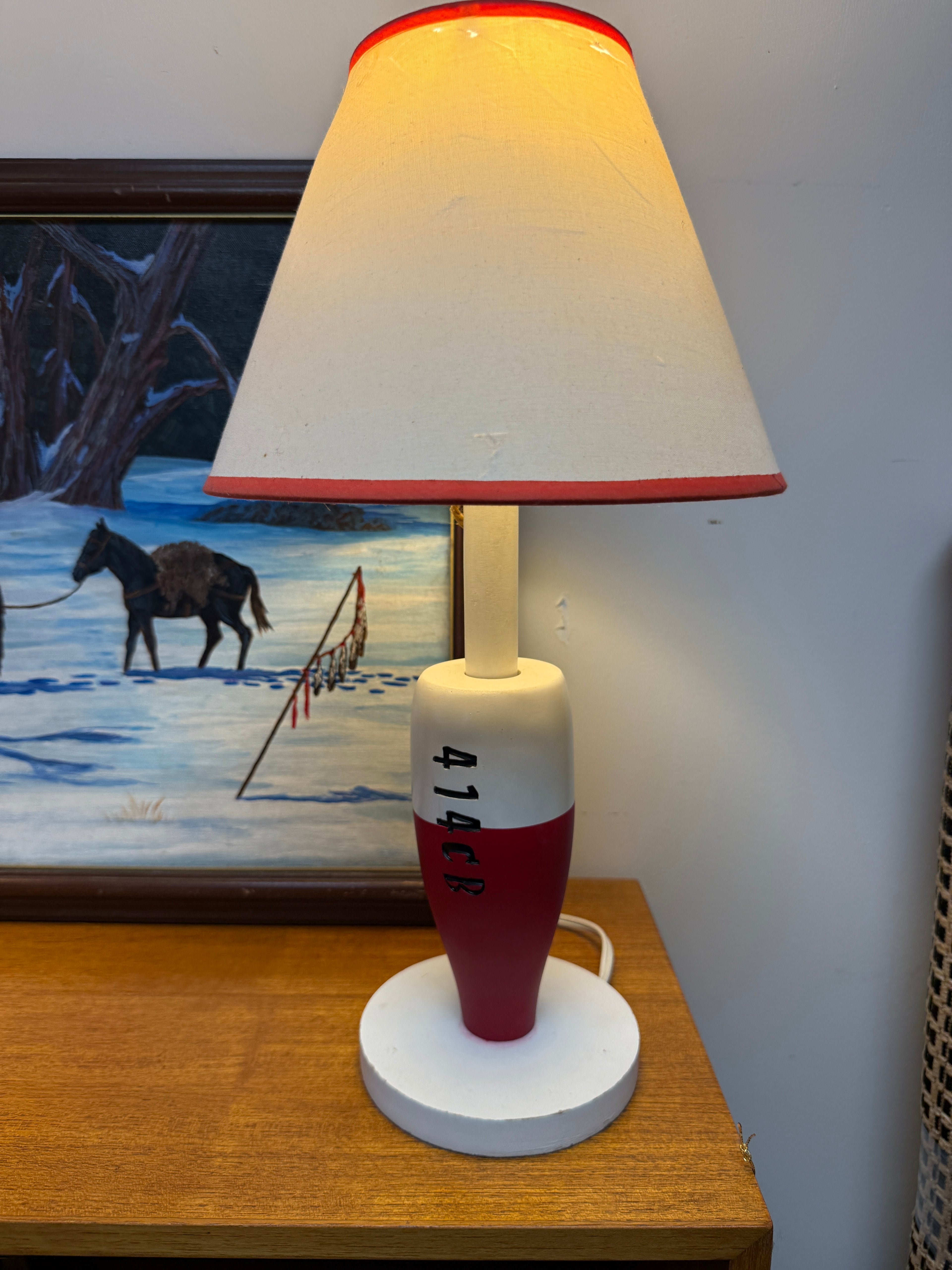 Pair of Vintage Buoy Lamps