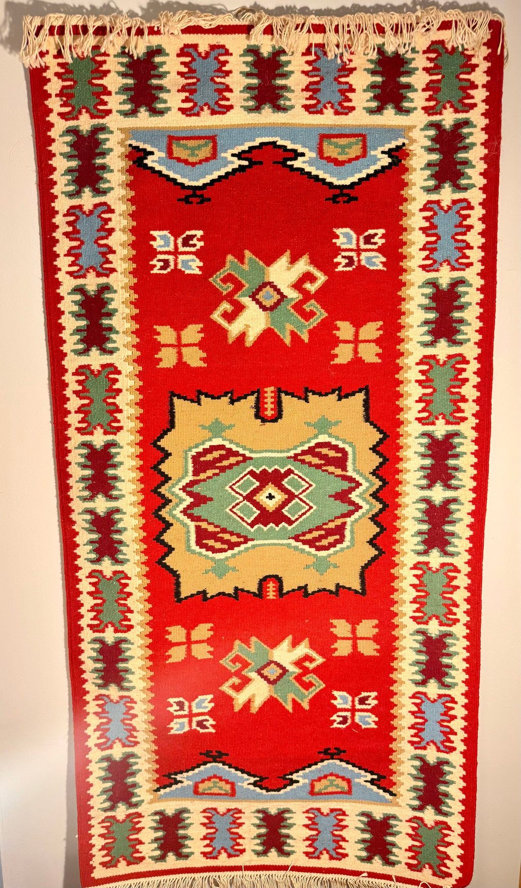 Vintage Anatolian Rug Wall Hanging