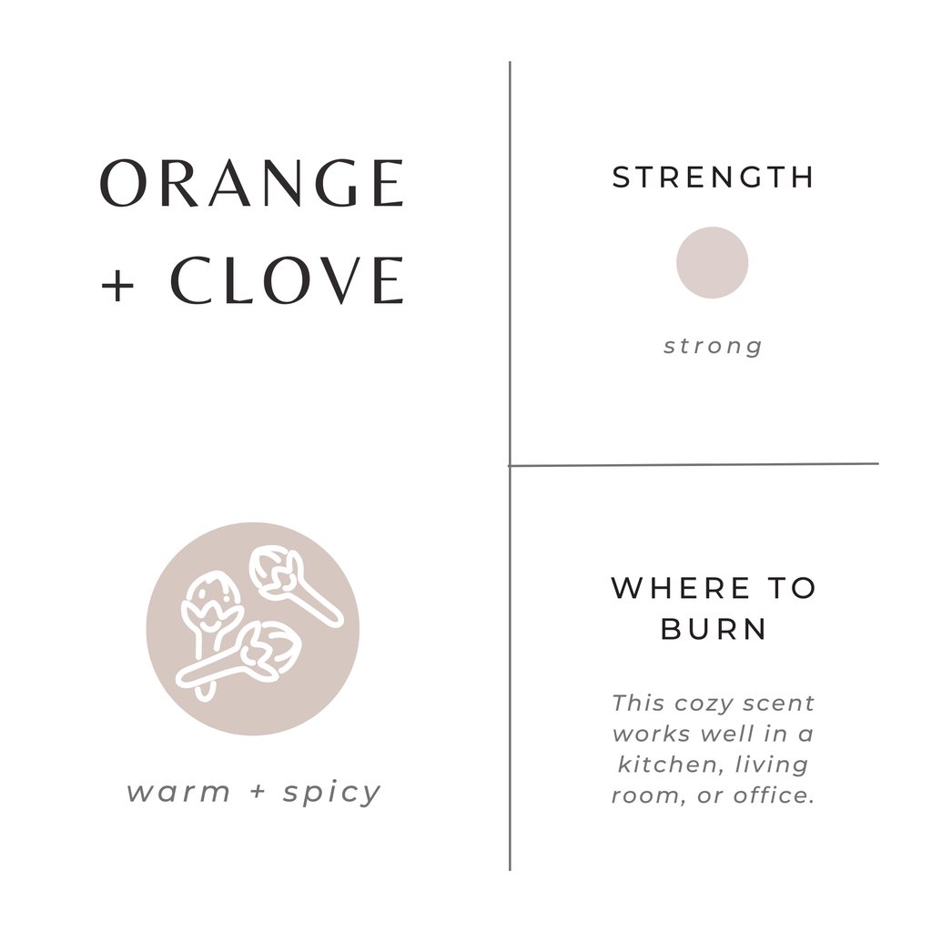 Travel Tin Candles | Orange + Clove (6 Oz)
