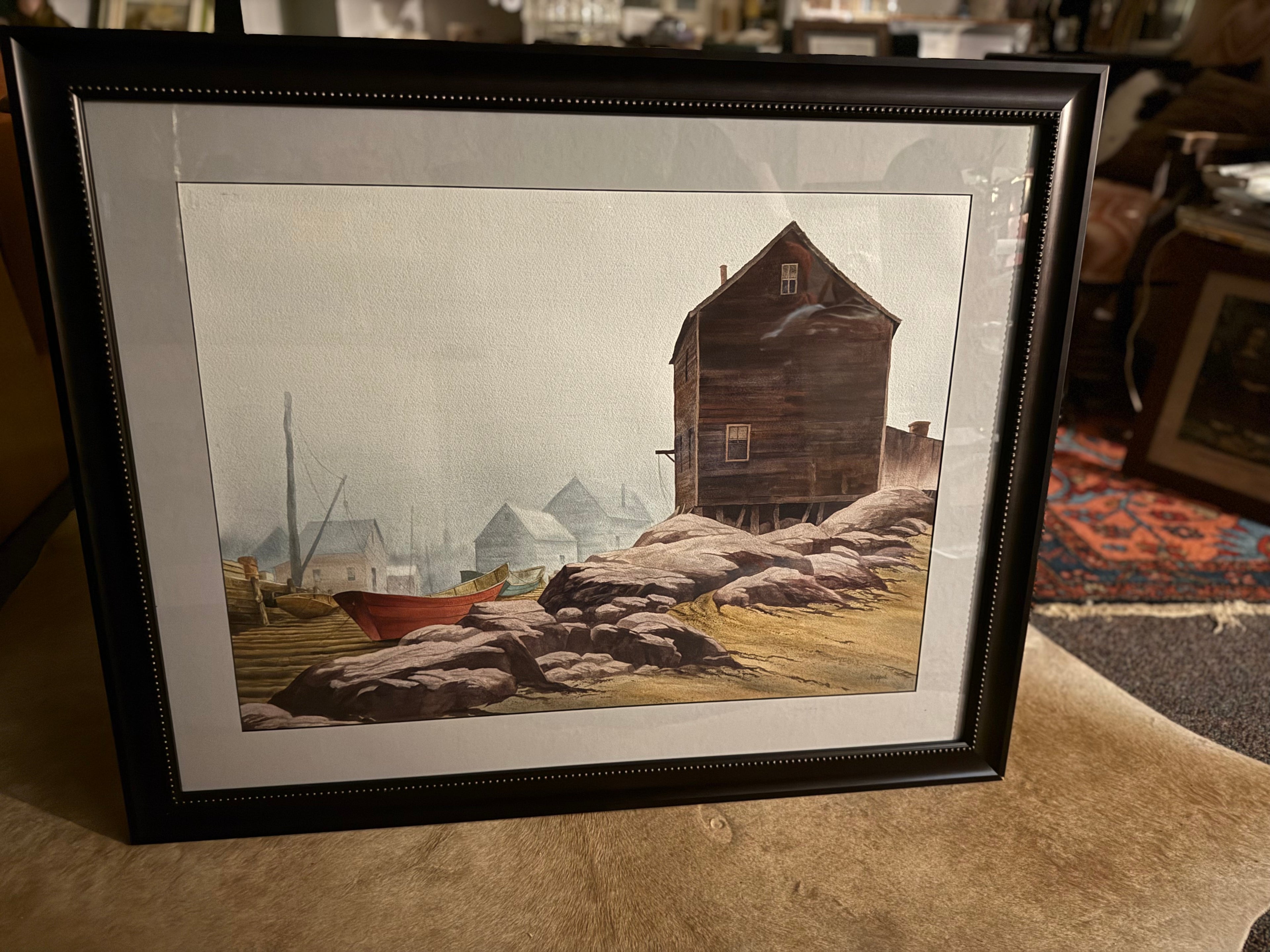 Original Signed Water Color ‘Peggy’s Cove’