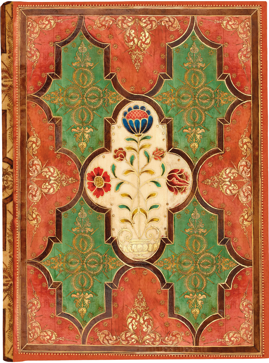 Floral Parchment Journal