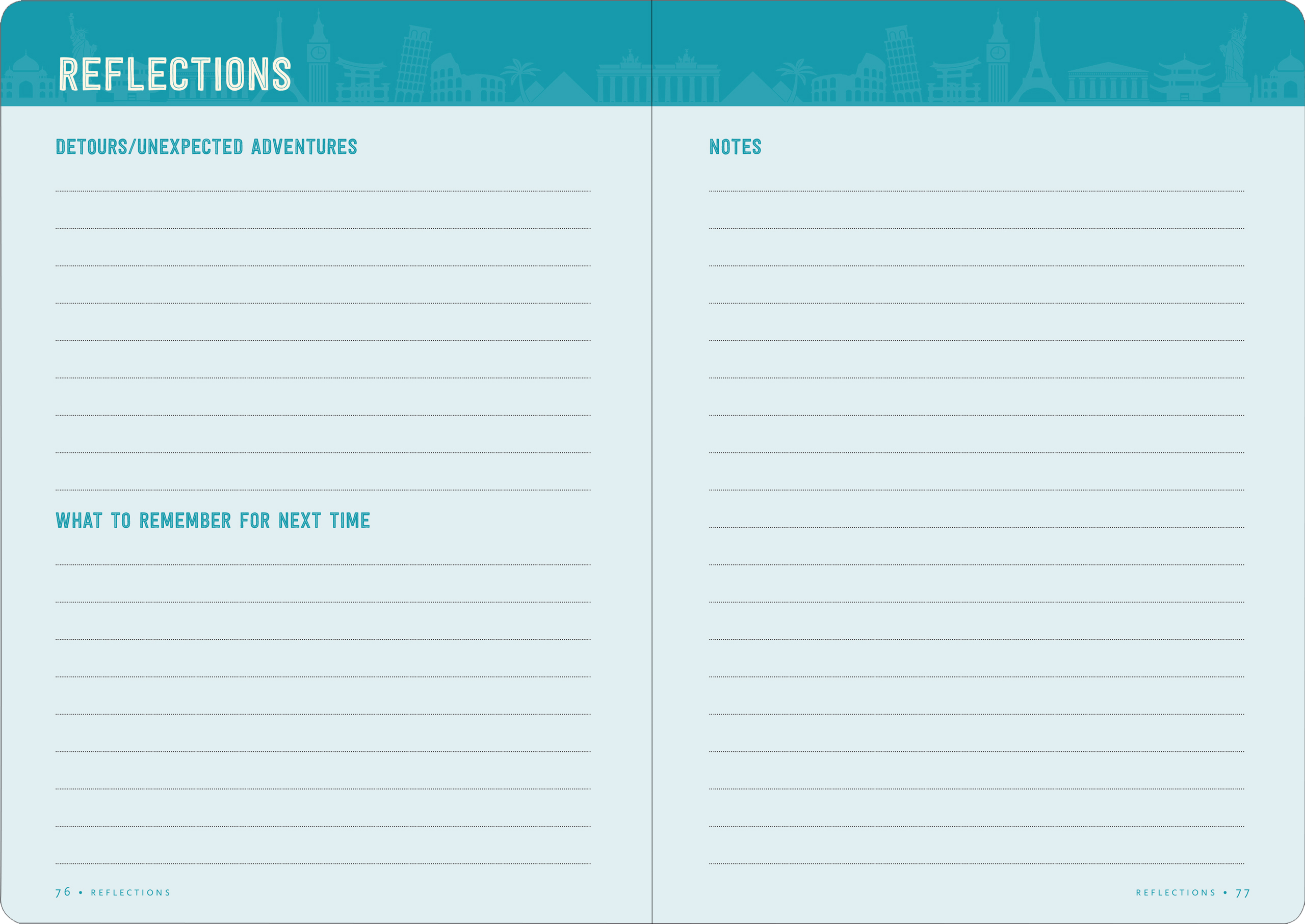 Travel Checklist Journal: A Portable Trip Planner and Diary