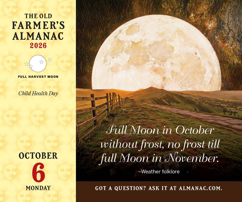 2026 Old Farmer's Almanac Everyday Box Calendar