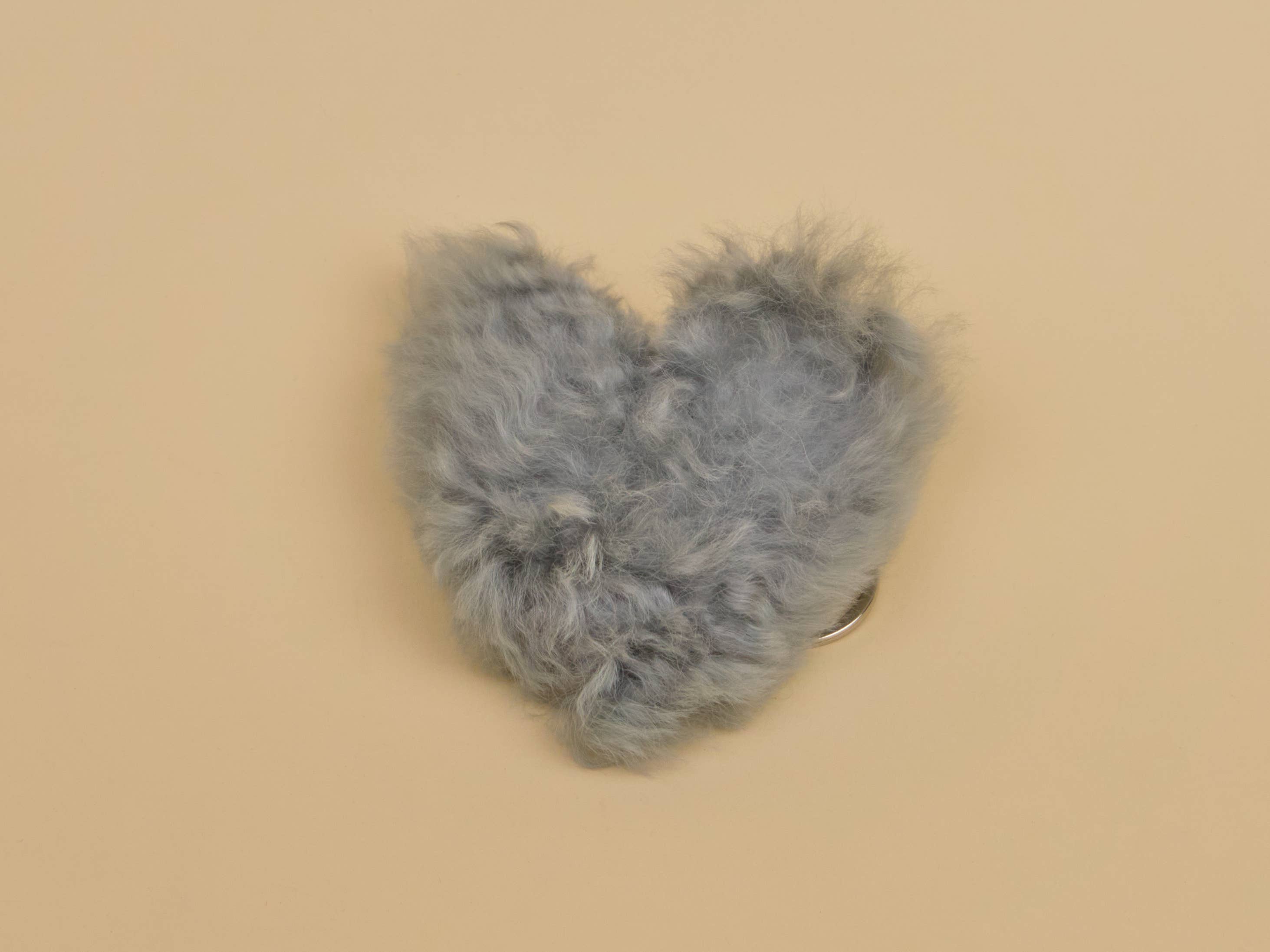 Alpaca Heart Keychain