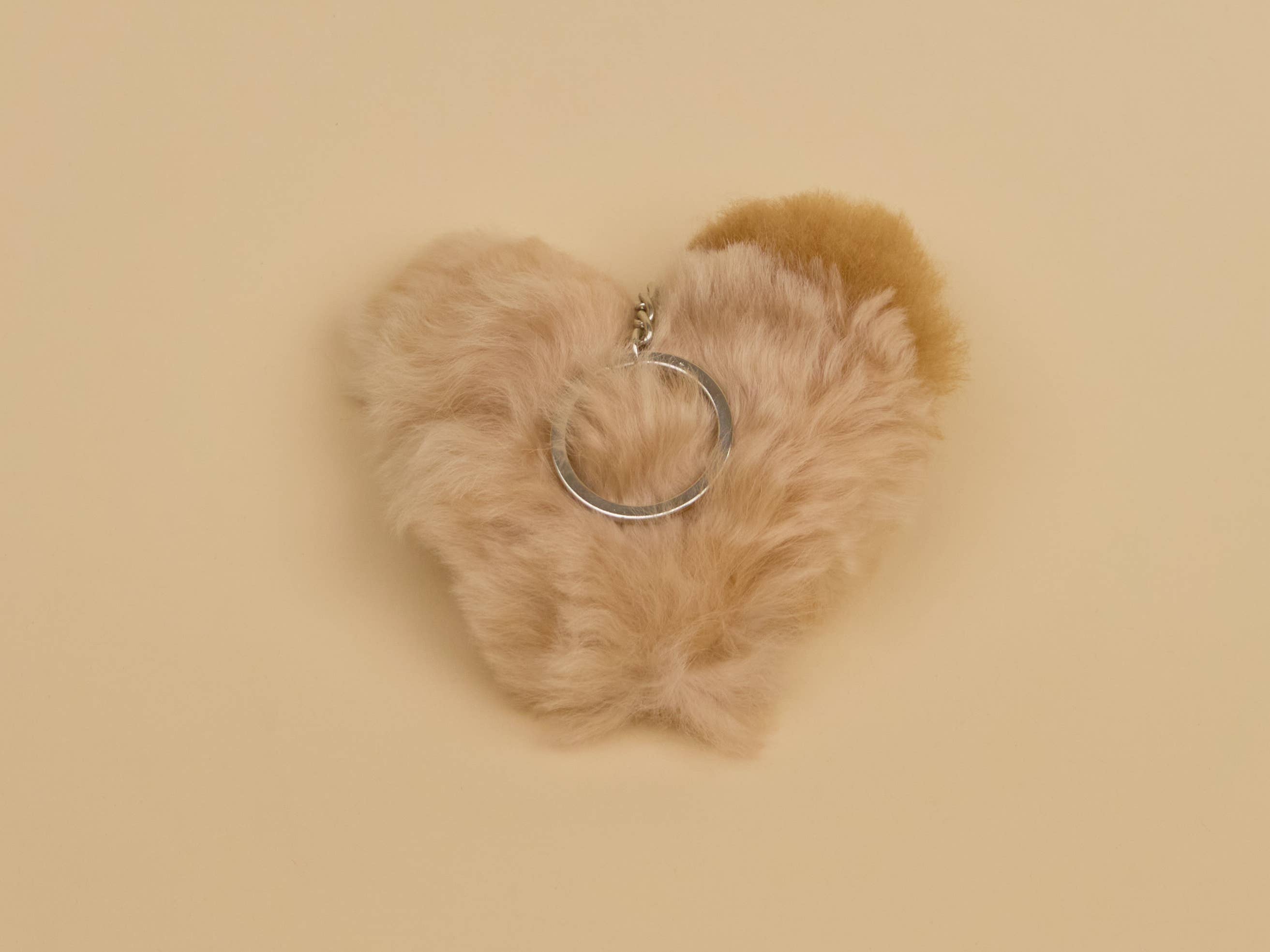 Alpaca Heart Keychain