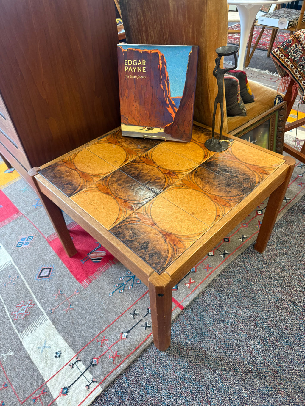 Danish Tile Top End Table