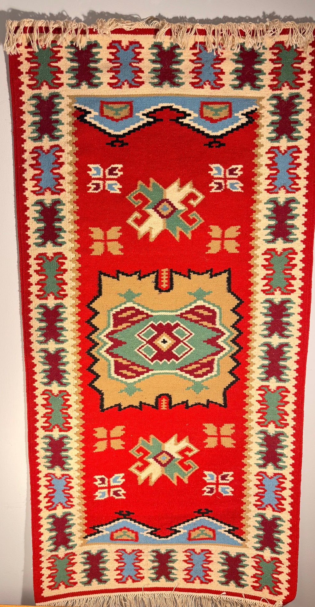Vintage Anatolian Rug Wall Hanging