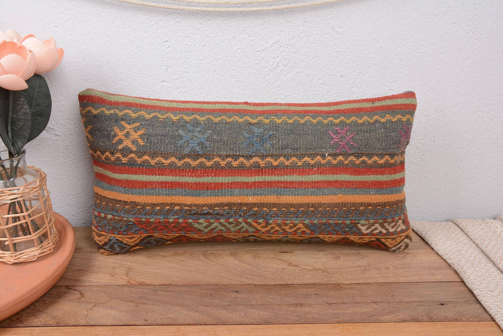 Kilim Boho Lumbar Pillow