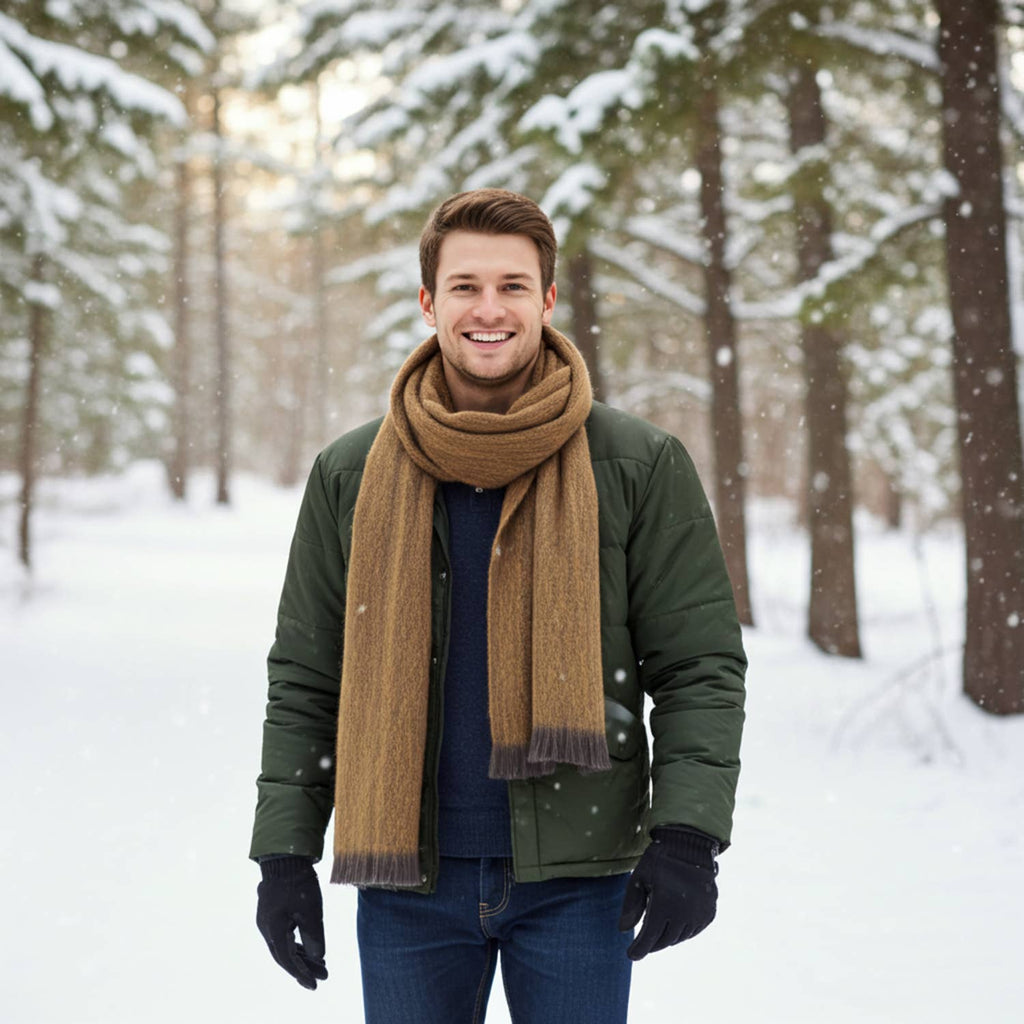 Alpaca Scarf - Gold Dust