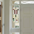 Declan Ivory Stained Glass Window Panel