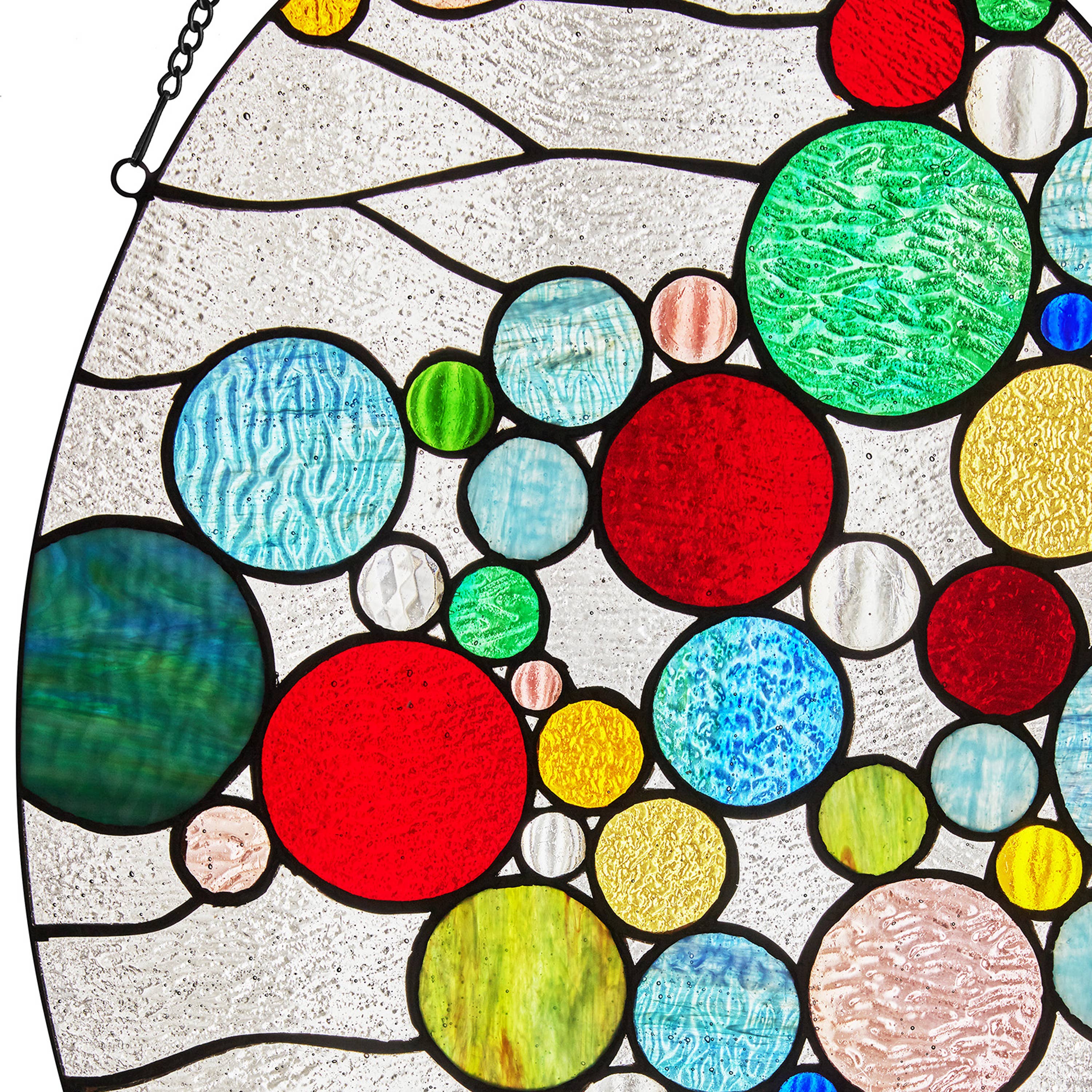 Naomi Multicolored Dots Stained Glass