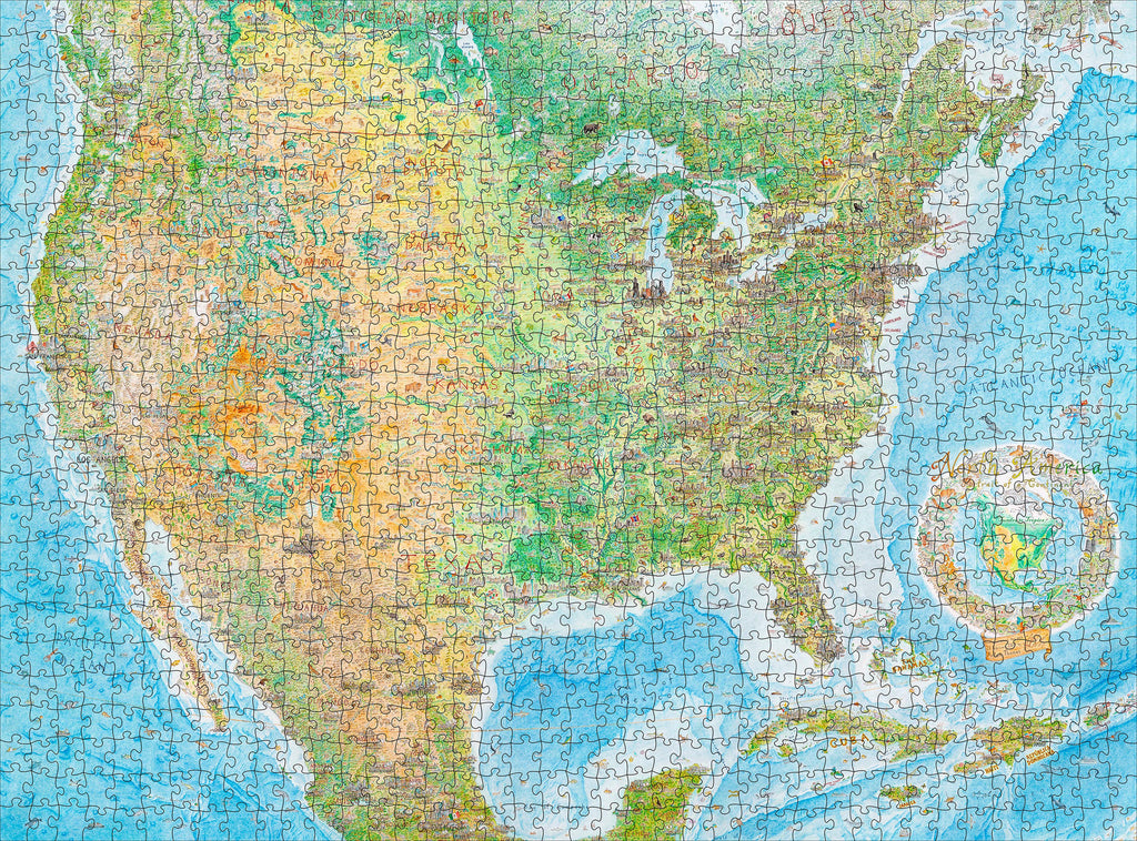 Anton Thomas: North America: Tundra to Tropics 1000-Piece Jigsaw Puzzle