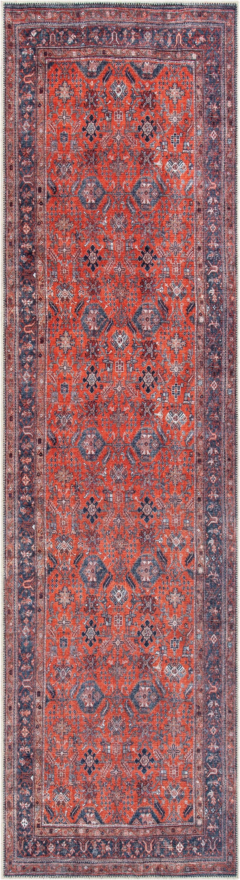 Persian Oriental Red Runner 2'7" x 9'10"