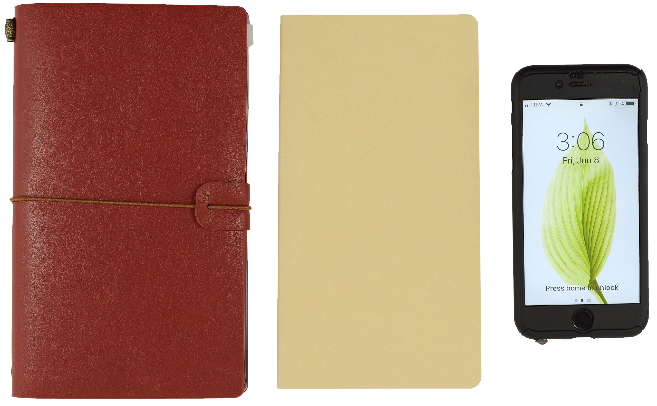 Burgundy Voyager Notebook
