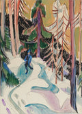 Walk in Forest, Ernest Kirchner Christmas Cards
Holiday Card