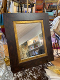 Small Framed Mirror w/Gold Trim
