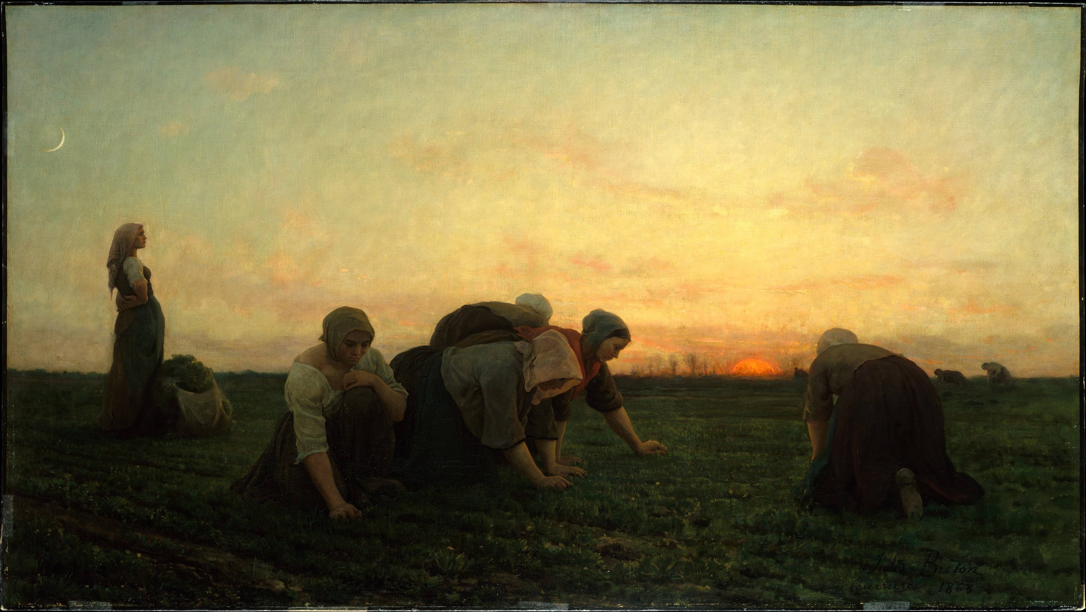 The Weeders, 1868