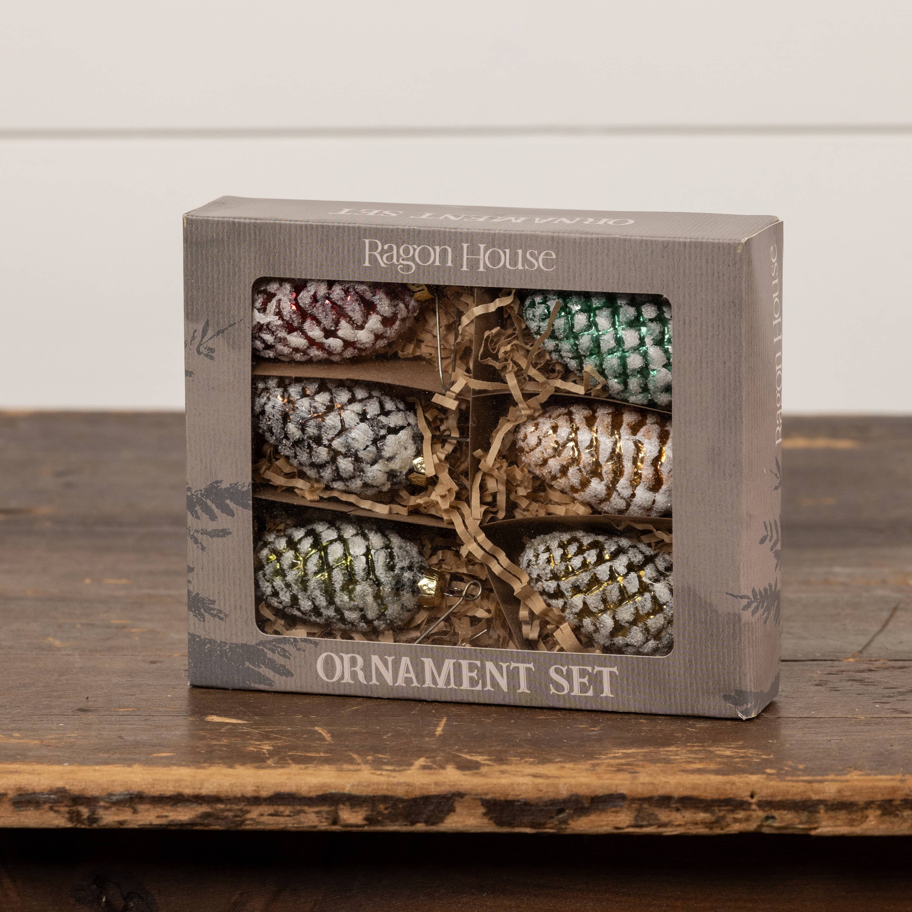 Multicolor Pinecone Ornament