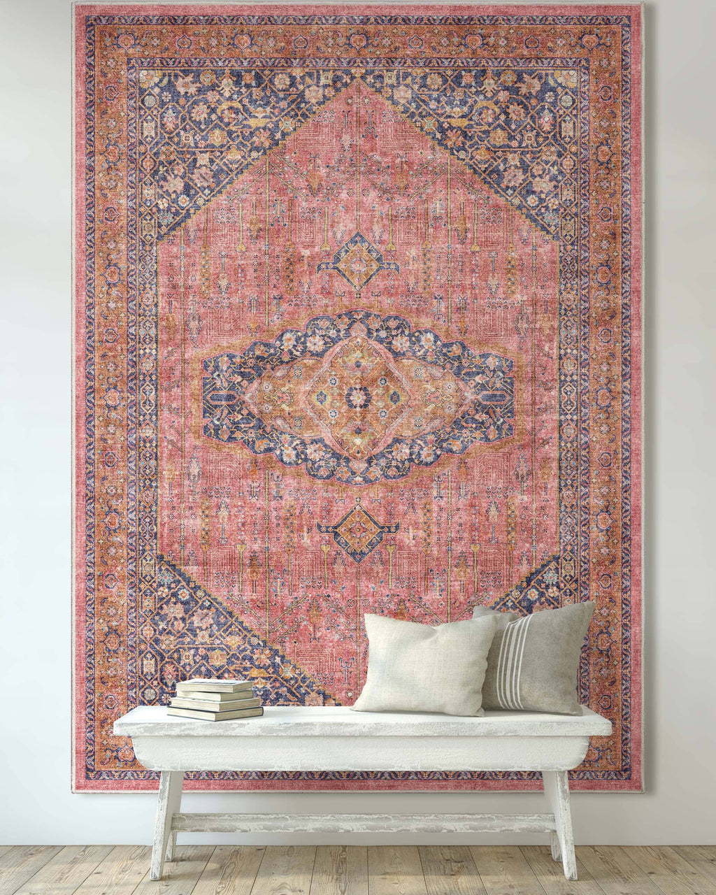 San Marino Botanical Flat-Weave Rug 5'3 x 7'3