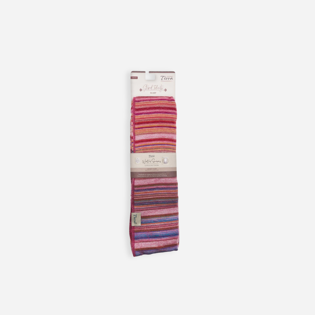 Striped Infinity Fall Scarf