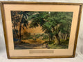 Original Lithograph 'Summer Morning' Fanny Palmer, Currier & Ives