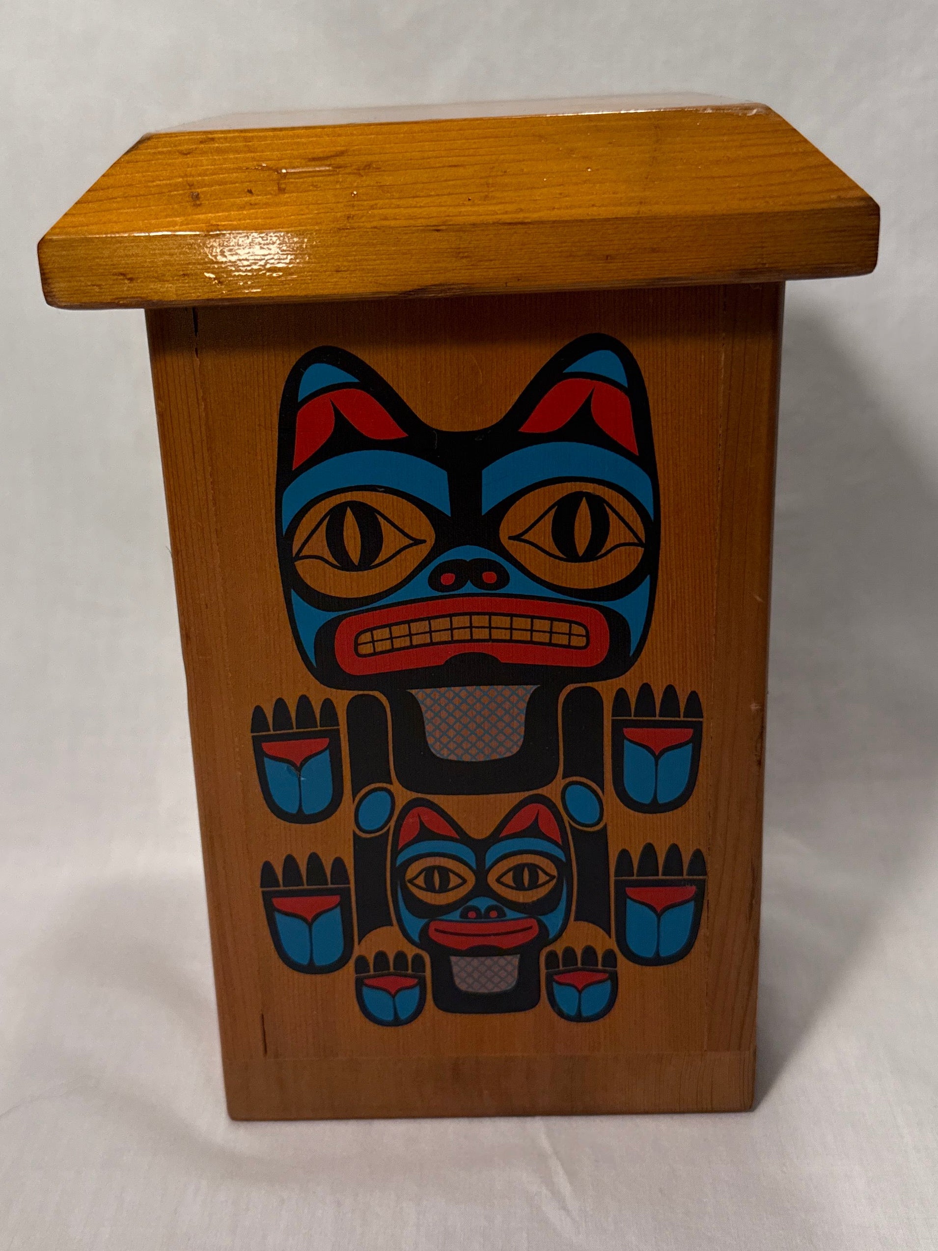 Pacific Northwest Coast Indigenous Wooden Box