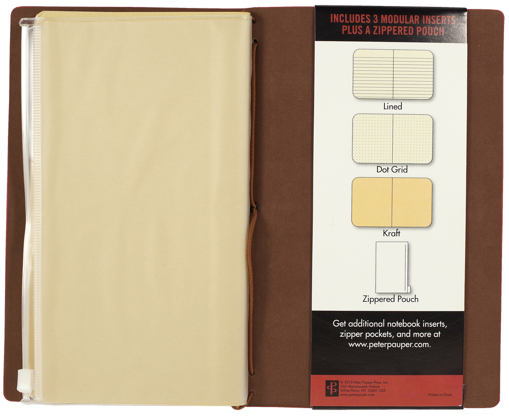 Burgundy Voyager Notebook