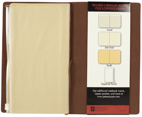 Burgundy Voyager Notebook