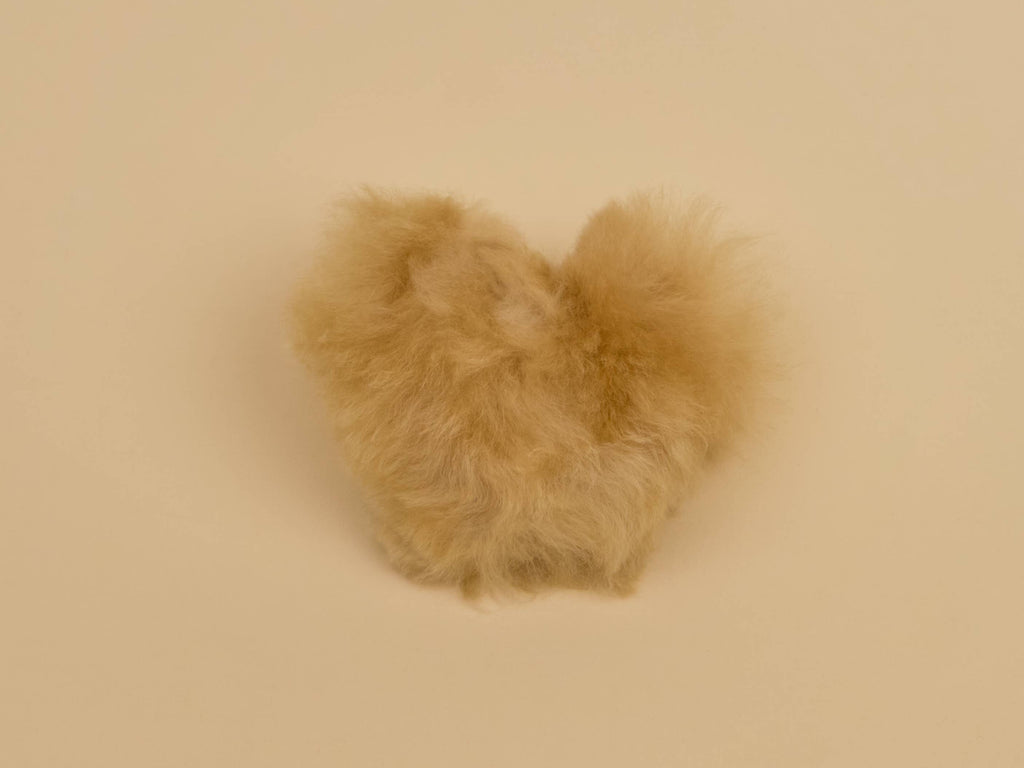 Alpaca Heart Keychain