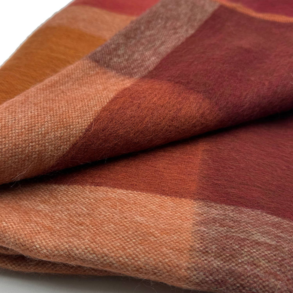 Alpaca Throw Blanket - Amber