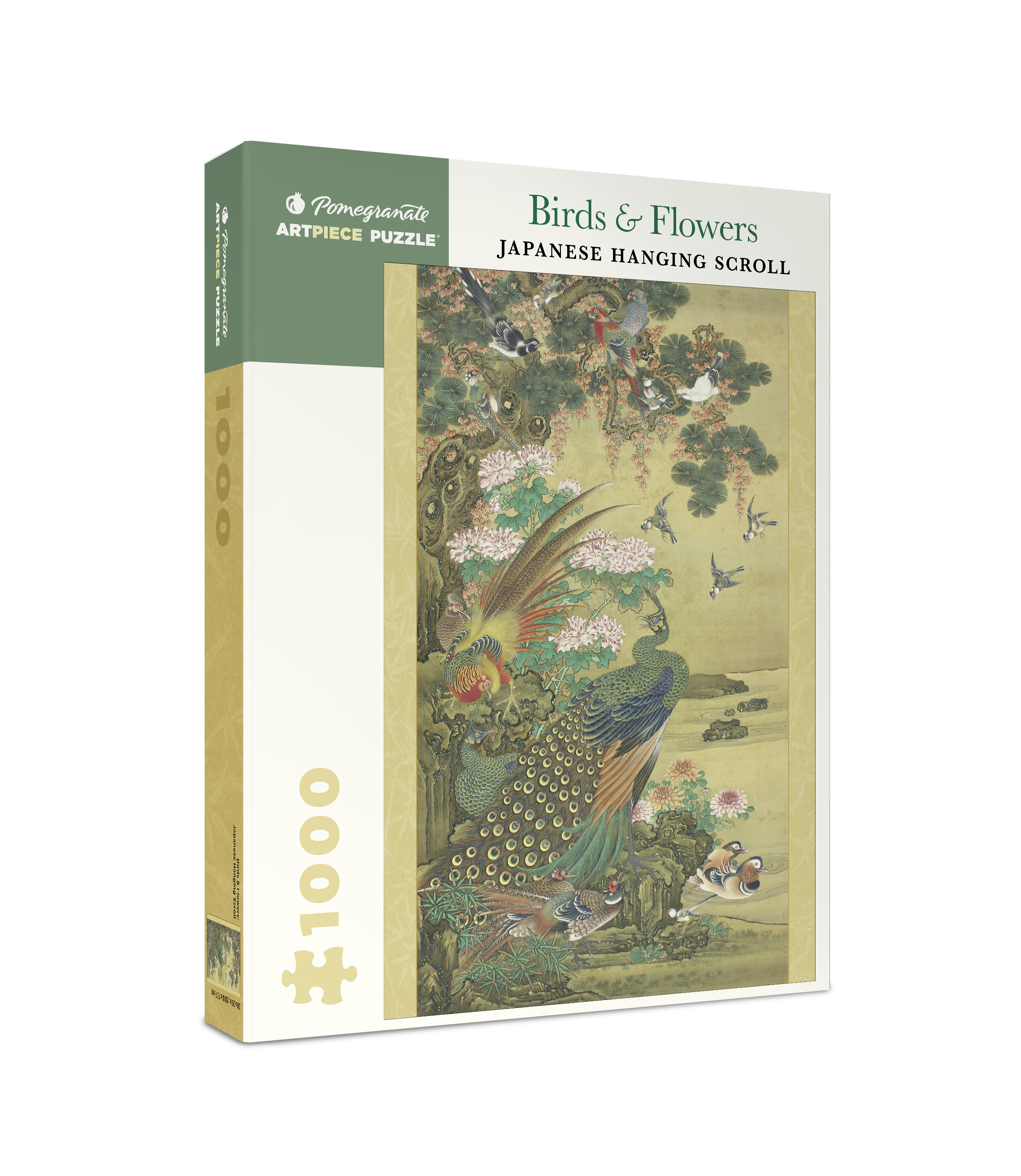 Birds & Flowers: Japanese Hanging Scroll 1000-Piece Jigsaw Puzzle