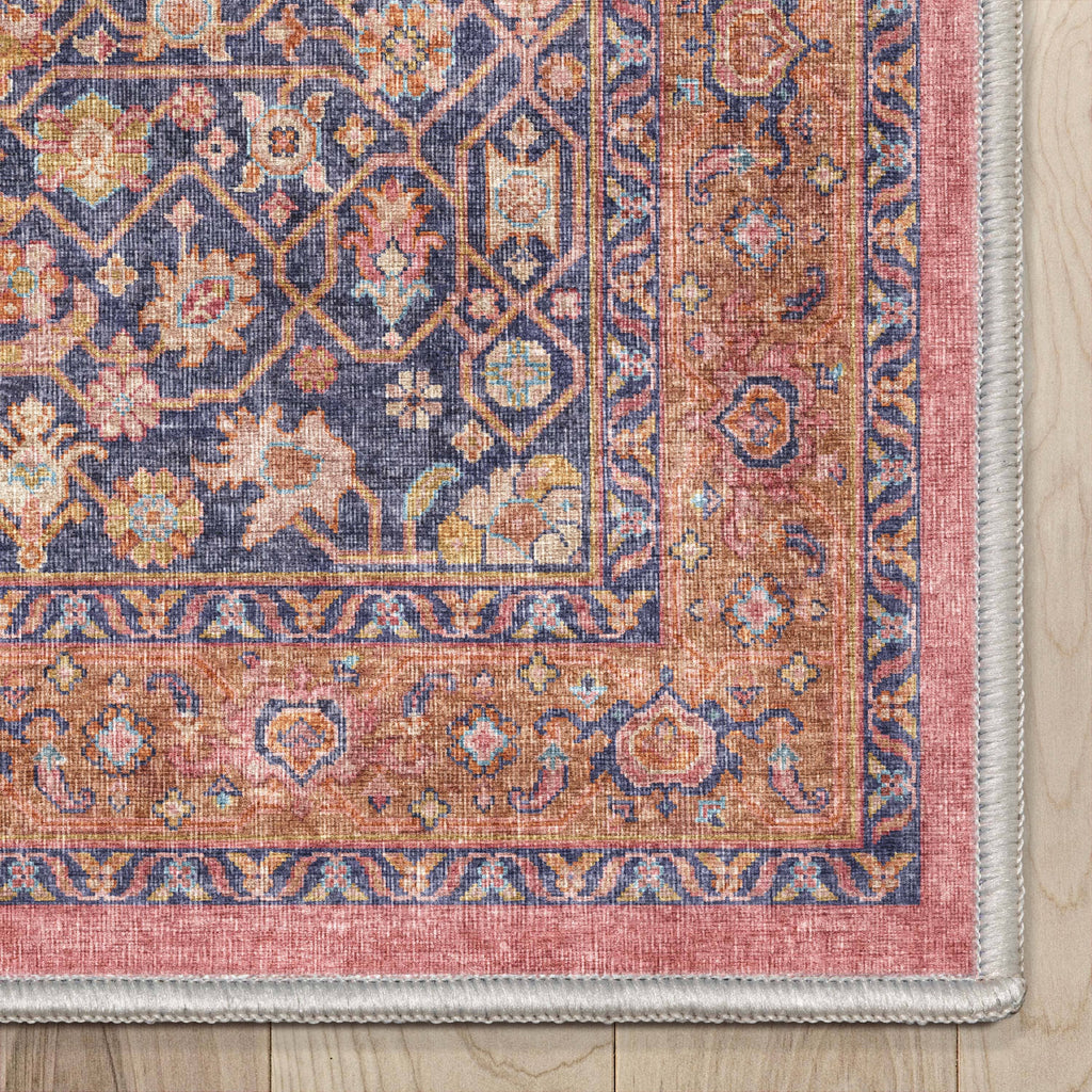 San Marino Botanical Flat-Weave Rug 5'3 x 7'3