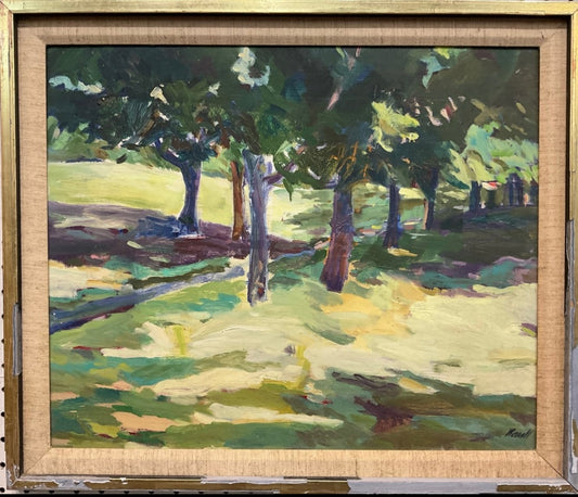 “The Path” Original Oil on Board, Douglass