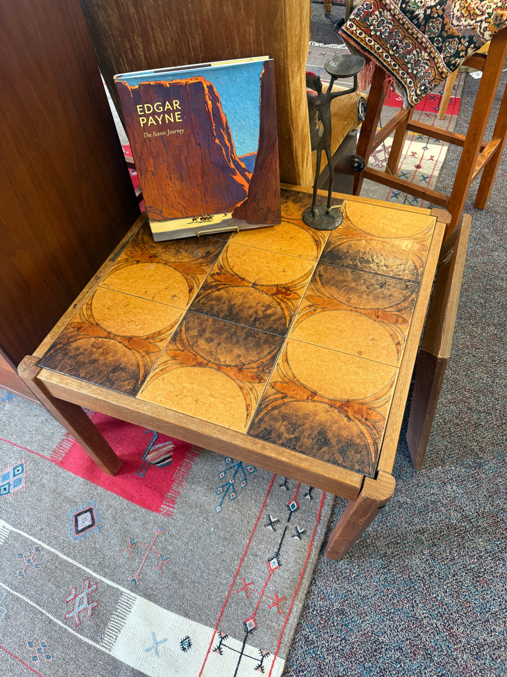 Danish Tile Top End Table