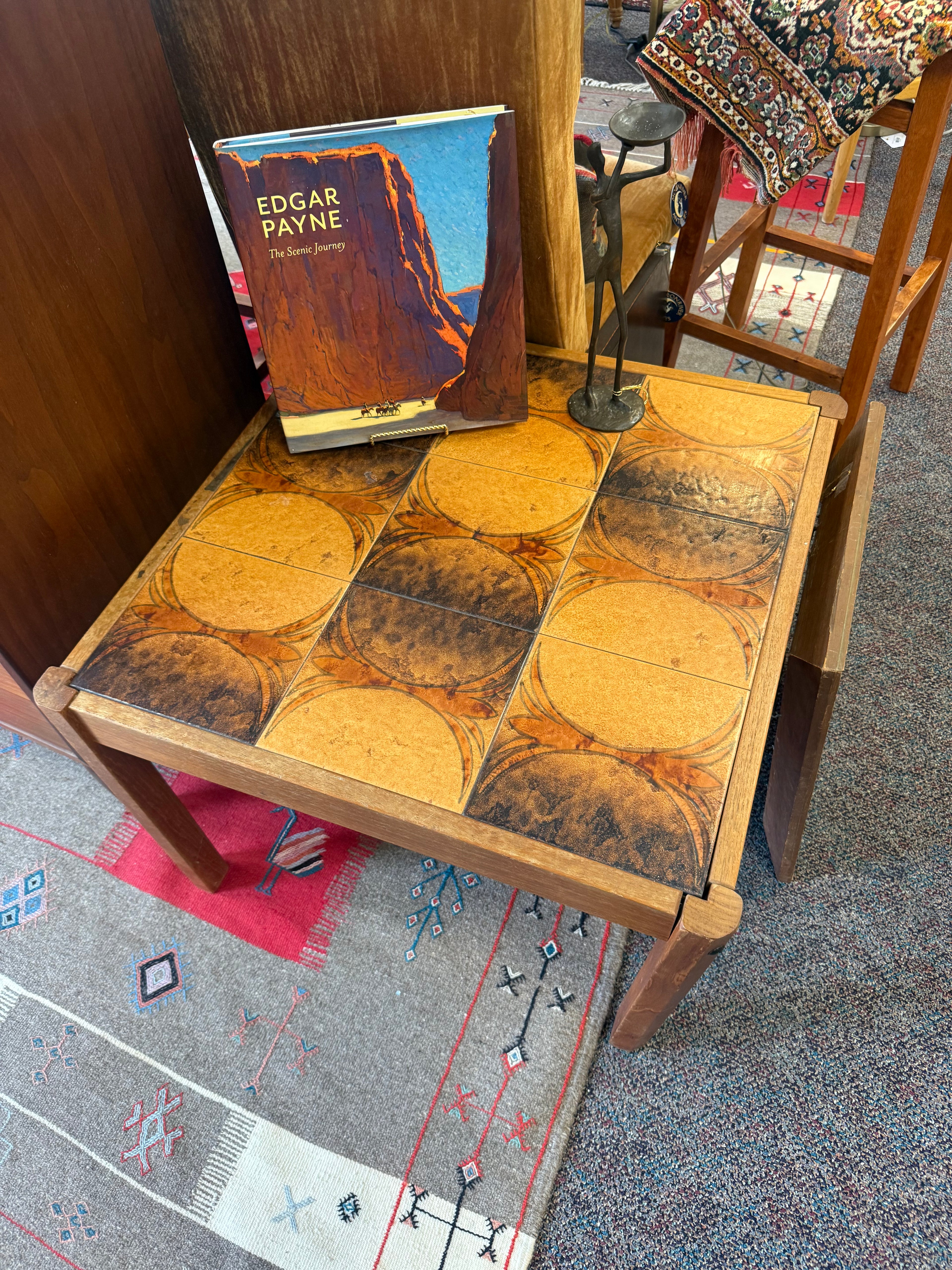 Danish Tile Top End Table