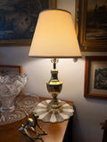 Vintage Brass Urn-Shaped Lamp