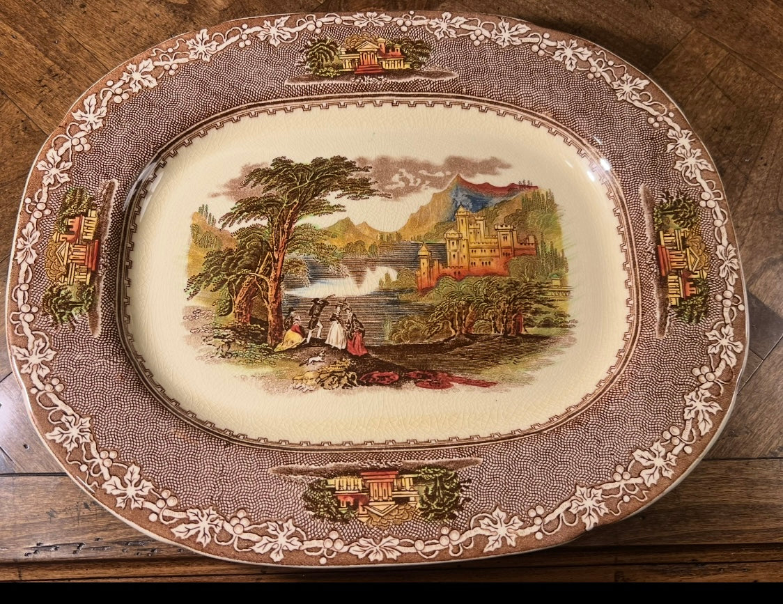 Jenny Lind Royal Straffordshire Oval Platter