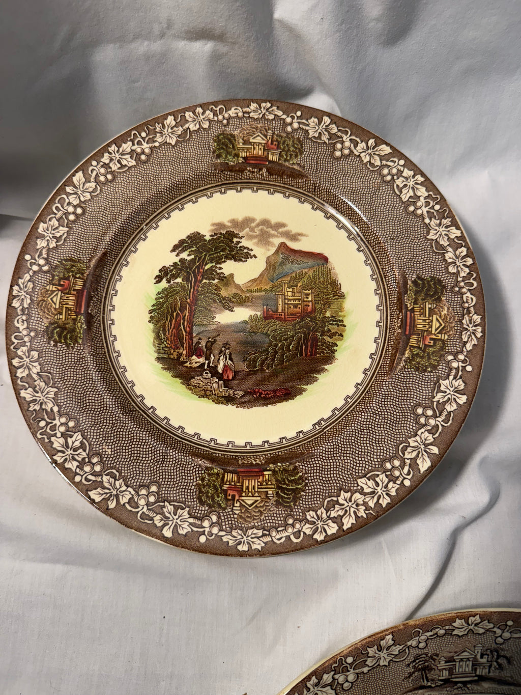 Pair of Jenny Lind Royal Straffordshire 10" Plates