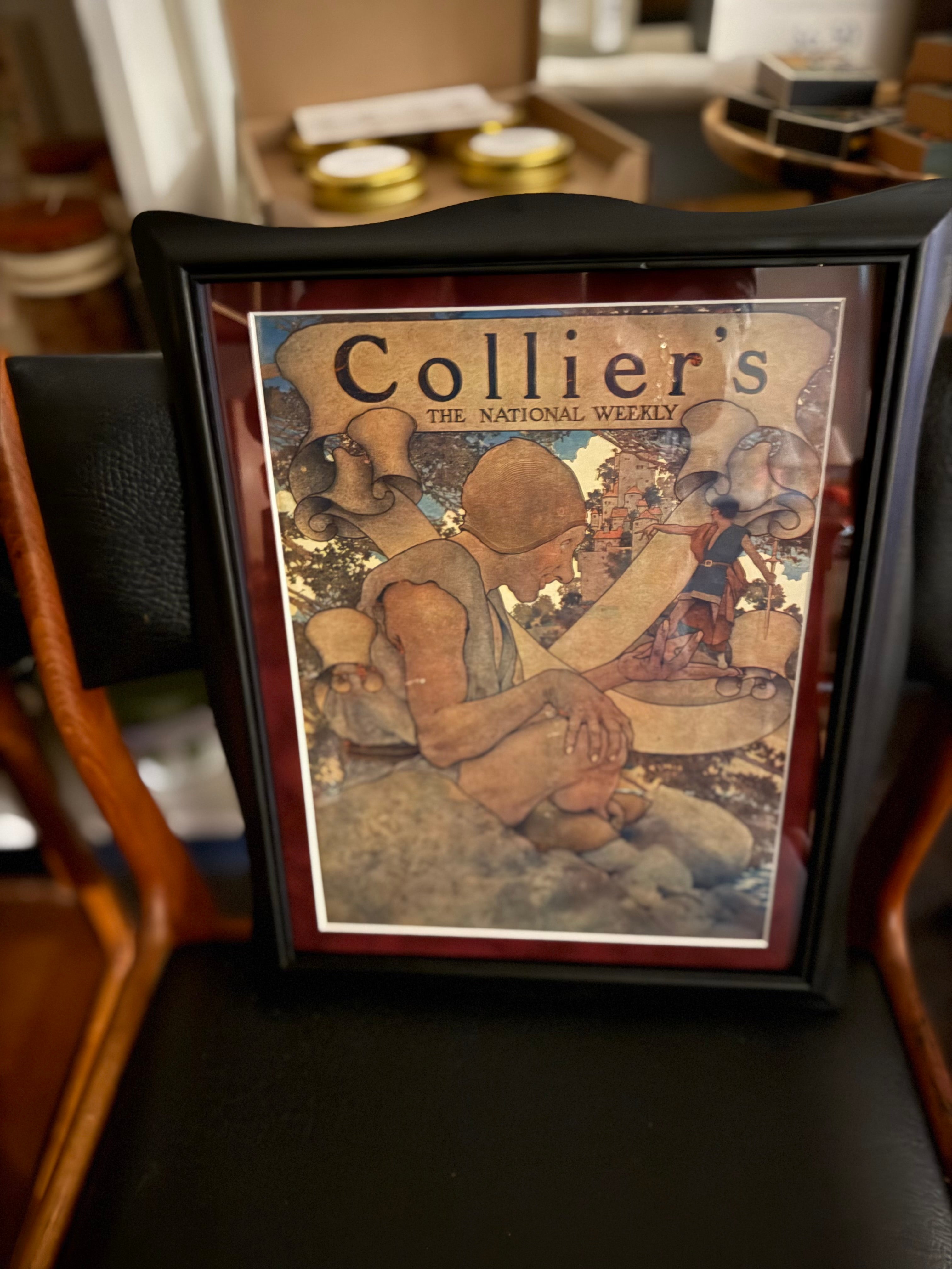 Maxfield Parrish Cover -Collier's Weekly, 1910