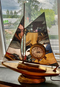 Vintage Sailboat Electric Clock